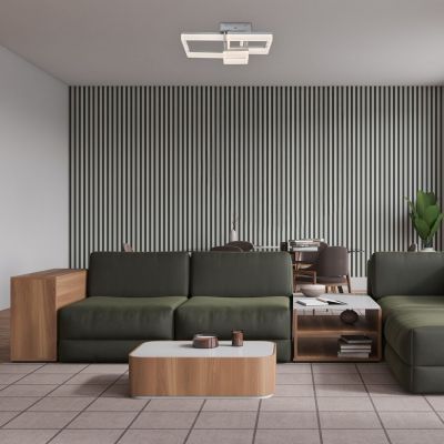 Rabalux Amilia lampa podsufitowa 3x22 W biała-chrom 71388