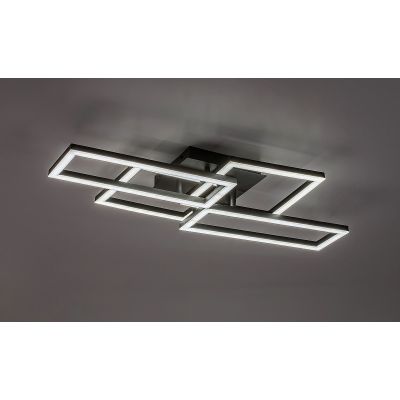 Rabalux Drusus lampa podsufitowa 4x40 W biała-czarna 71389