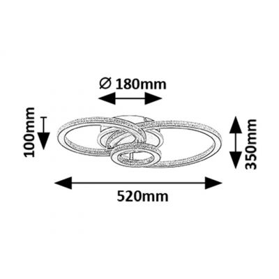 Rabalux Maziar lampa podsufitowa 1x40 W czarna 71392