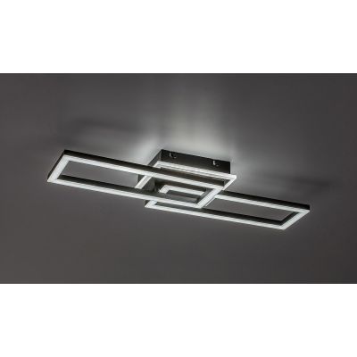 Rabalux Ramin lampa podsufitowa 3x30 W biała-czarna 71393