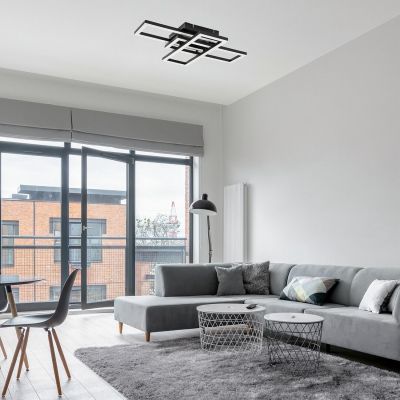 Rabalux Mereni lampa podsufitowa 3x40 W biała-czarna 71394