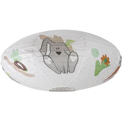 Rabalux Hopply lampa podsufitowa 1x40 W biała-multikolor 71408