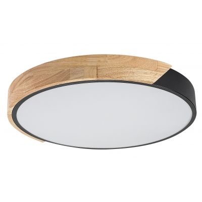 Rabalux Maple2 lampa podsufitowa 24 W czarna-drewno 71416
