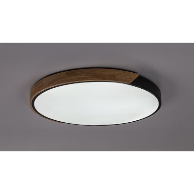 Rabalux Maple2 lampa podsufitowa 42 W czarna-drewno 71418