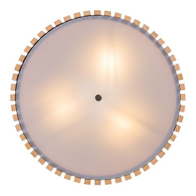 Rabalux Noxelle lampa podsufitowa 3x25 W czarna-drewno 71420