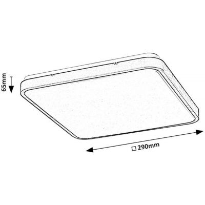 Rabalux Alenzo plafon 1x24 W biały 71422