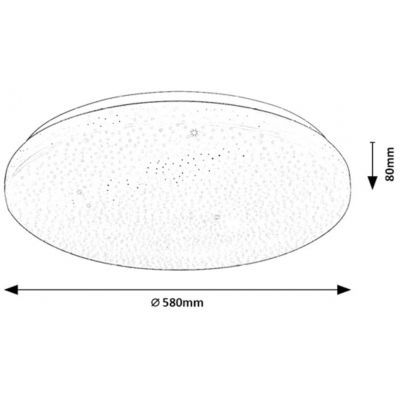Rabalux Danny 2 lampa podsufitowa 60 W biała 71447