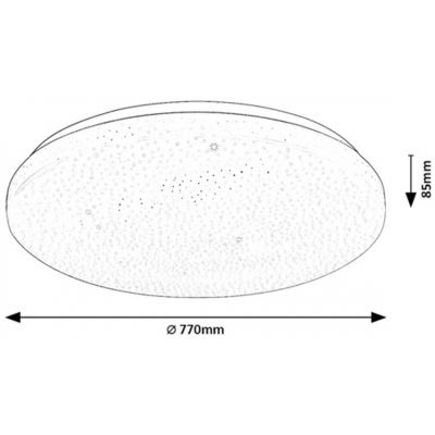 Rabalux Danny 2 lampa podsufitowa 80 W biała 71448
