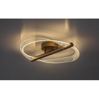 Rabalux Olyssia lampa podsufitowa 24 W złota 71464