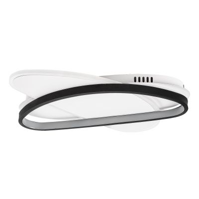 Rabalux Brantiel lampa podsufitowa 57 W biała-czarna 71469