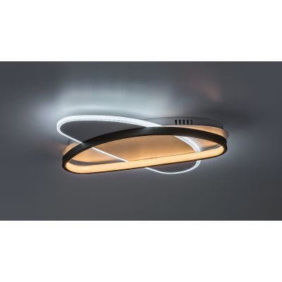 Rabalux Brantiel lampa podsufitowa 57 W biała-czarna 71469