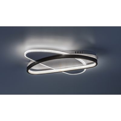 Rabalux Brantiel lampa podsufitowa 57 W biała-czarna 71469