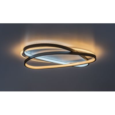 Rabalux Brantiel lampa podsufitowa 57 W biała-czarna 71470