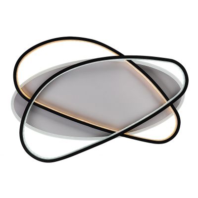 Rabalux Brantiel lampa podsufitowa 57 W biała-czarna 71470