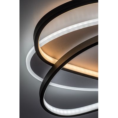 Rabalux Brantiel lampa podsufitowa 57 W biała-czarna 71470