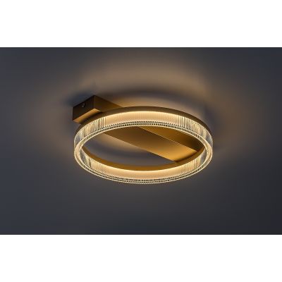 Rabalux Rivona lampa podsufitowa 18 W złota 71471