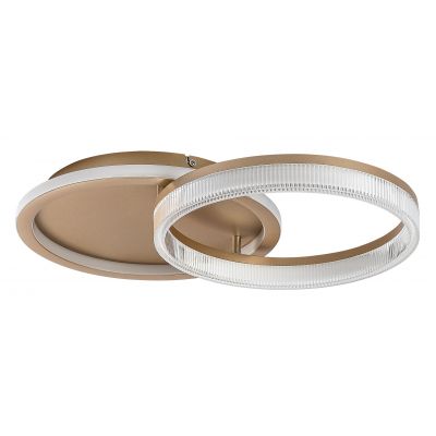 Rabalux Rivona lampa podsufitowa 22 W złota 71472