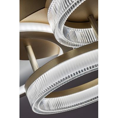 Rabalux Rivona lampa podsufitowa 38 W złota 71473