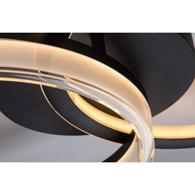 Rabalux Seraphiel lampa podsufitowa 38 W czarna 71479