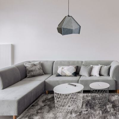 Rabalux Lomiro lampa wisząca 1x40 W czarna-szary/popielaty 72000