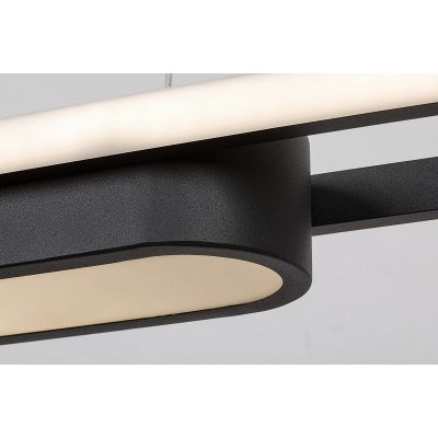 Rabalux Contessa lampa wisząca 1x48W czarny/biały 72030