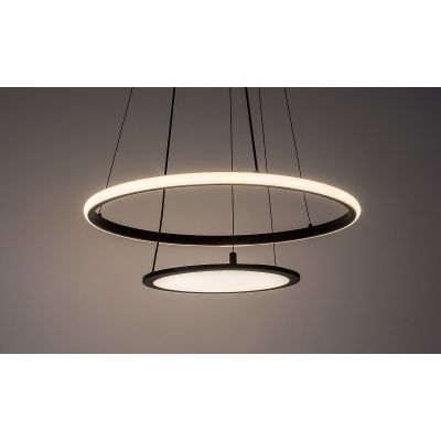 Rabalux Jasero inteligentna lampa wisząca 2x42 W biała-czarna 72040