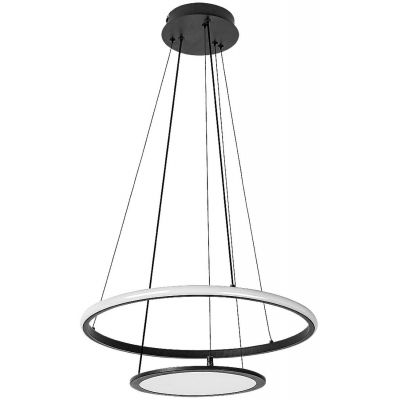 Rabalux Jasero inteligentna lampa wisząca 2x42 W biała-czarna 72040