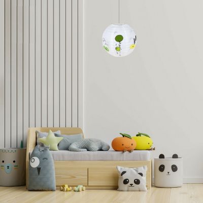 Rabalux Froggo lampa wisząca 1x40 W biała/multikolor 72070