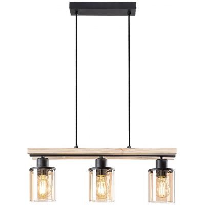 Rabalux Niylah lampa wisząca 3x25W czarny mat 72083