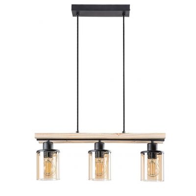 Rabalux Niylah lampa wisząca 3x25W czarny mat 72083