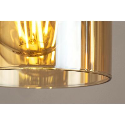 Rabalux Niylah lampa wisząca 3x25W czarny mat 72083