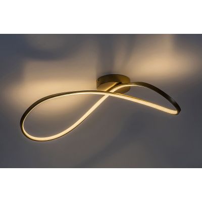 Rabalux Castiel lampa podsufitowa 1x30 W biała-złota 72116