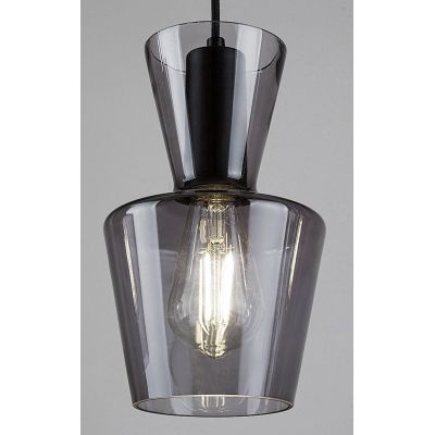 Rabalux Abra lampa wisząca 3x60W czarny/przydymiony 72163