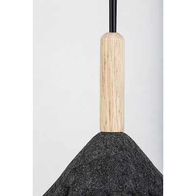 Rabalux Linavo lampa wisząca 1x40 W czarna 72164