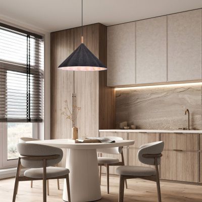 Rabalux Linavo lampa wisząca 1x40 W czarna 72164