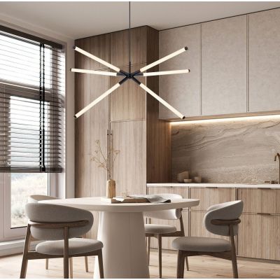 Rabalux Nivaro lampa wisząca 1x36 W biała-czarna 72168