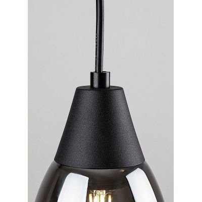 Rabalux Ilmari lampa wisząca 1x15W czarny/przydymiony 72181