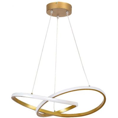 Rabalux Castiel lampa wisząca 36 W biała-złota 72215