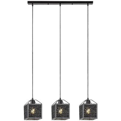 Rabalux Samilo lampa wisząca 3x40 W czarna 72219