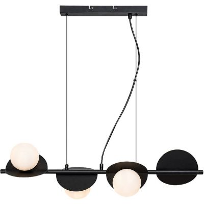 Rabalux Jules lampa wisząca 4x5 W biała-czarna 72225