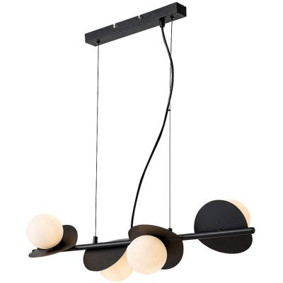 Rabalux Jules lampa wisząca 4x5 W biała-czarna 72225