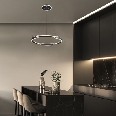 Rabalux Sindri lampa wisząca 1x45 W czarna 72229