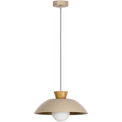 Rabalux Golnar lampa wisząca 1x5 W drewno-opal-beżowa 72230