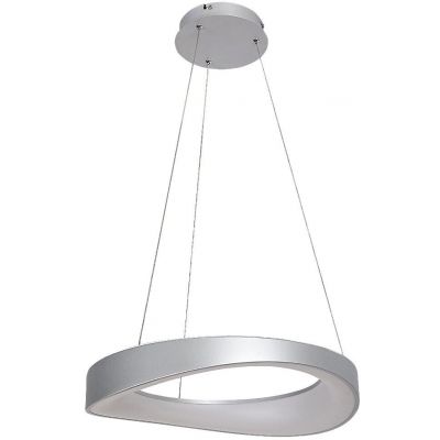 Rabalux Iliana lampa wisząca 1x56 W biała-srebrna 72236