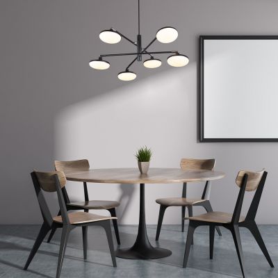 Rabalux Madi lampa wisząca 24 W biała-czarna 72239