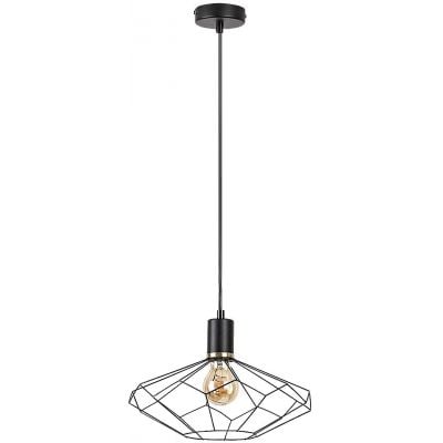 Rabalux Fran lampa wisząca 1x40 W czarna 72241