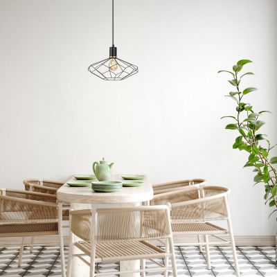 Rabalux Fran lampa wisząca 1x40 W czarna 72241