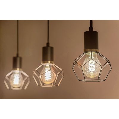 Rabalux Fran lampa wisząca 3x40 W czarna 72242