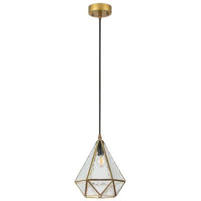 Rabalux Norah lampa wisząca 1x40 W przezroczysta-złota 72245