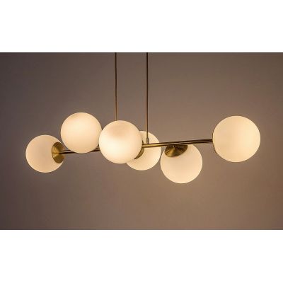 Rabalux Kiara lampa wisząca 6x35 W złota 72249